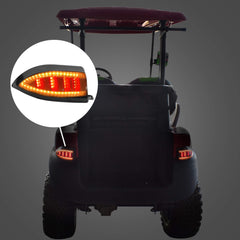 NOKINS LED Light Kit for Club Car Precedent | Deluxe Headlight, Low/High Beam | QC3.0 USB, Scanning Turn Signals | 20A DC Converter