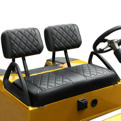NOKINS Golf Cart Diamond Seat Covers | Breathable Vinyl Kit | Fits Club Car DS Pre-2000 | OEM Ordinary Front Seat Cushion