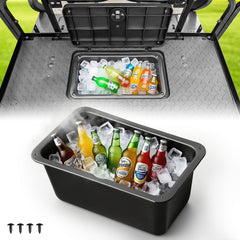 NOKINS Golf Cart Cooler, A Large-Capacity Storage Cooler Box Fit for Club Carts/EZGO/Yamaha Golf Carts with NOKINS Rear Seat Kits