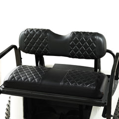 Black and Black Stitching