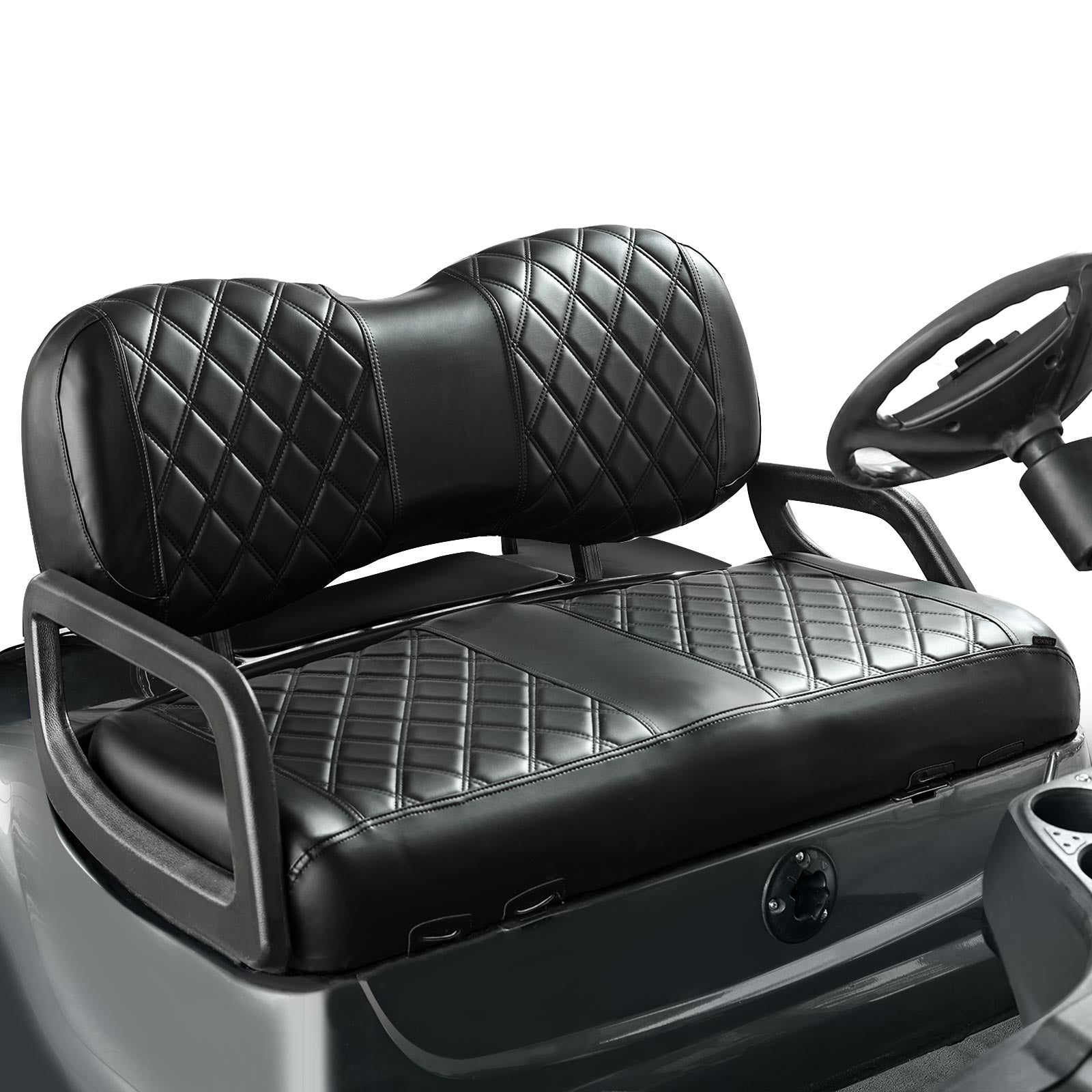 Black and Black Stitching