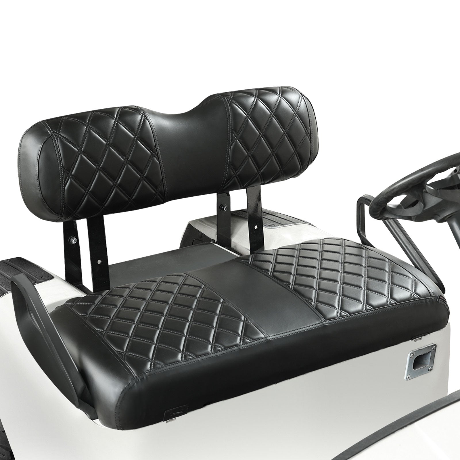 Black and Black Stitching