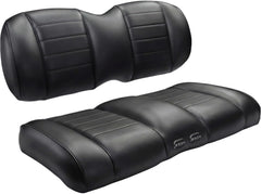 NOKINS Premium Golf Cart Seat Cushion & Backrest, Ventilated Vibrating Seat Pad with 3 Gears, Independent Control Panels for Driver & Passenger (For EZGO TXT/RXV)