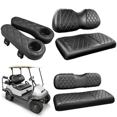 Black and Black Stitching