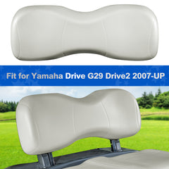 NOKINS Golf Cart Front Seat Backrest Cushion | Fits Yamaha Drive/G29/Drive2 2007-UP, Oyster Gray