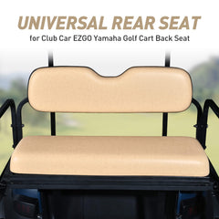 NOKINS Universal Golf Cart Rear Seat Replacement Cushions for Club Car EZGO Yamaha Golf Cart Back Seat