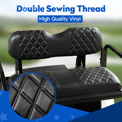 Black and Black Stitching