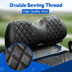 Black and Black Stitching