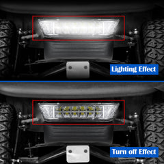NOKINS 12V LED Headlight Bar | Fits Club Car Precedent 2004-UP (Electric/Gas) | Replaces OEM# 102524801/1025248-01