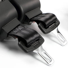 NOKINS 4-Piece Retractable Golf Cart Seat Belt Kit | Stainless Steel Brackets, Fits EZGO/Yamaha/Club Car