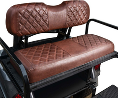 rear seat cover in diamond pattern(brown 8438)