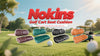 NOKINS Golf Cart Front Seat Kit | Fits Club Car Precedent 2012+/Tempo/Onward | Seat Back & Bottom, Black&White Piping