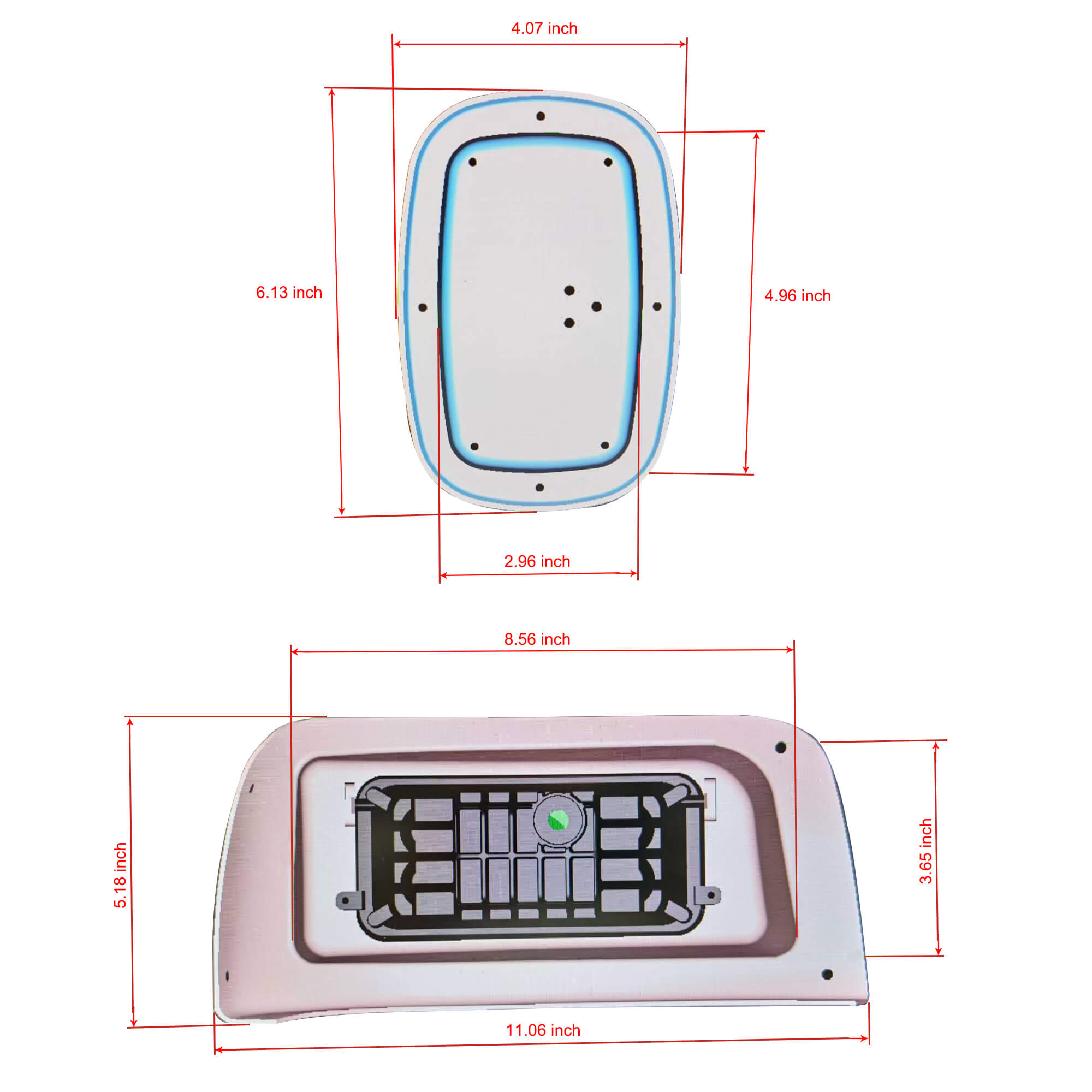 NOKINS Deluxe Plus LED Light Kit | Fits Club Car DS 1993-UP (Gas/Electric) | 20A DC Converter, USB, Low