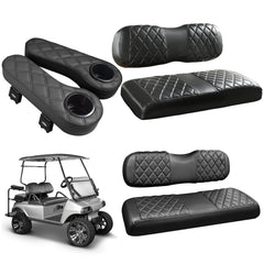 Black and Black Stitching