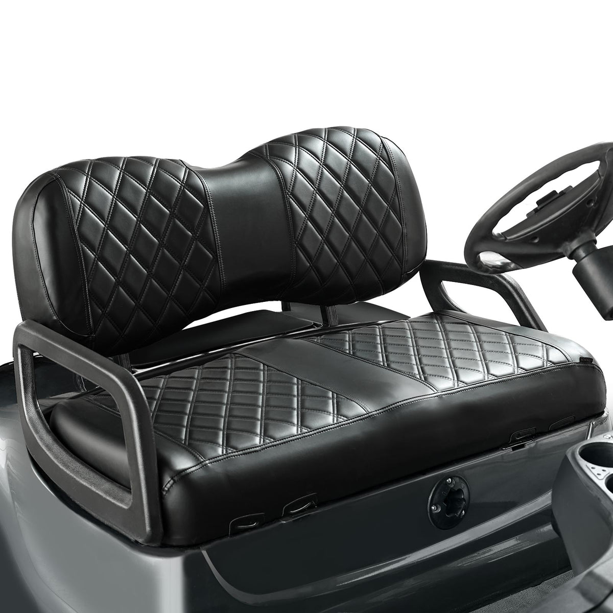 Black and Black Stitching
