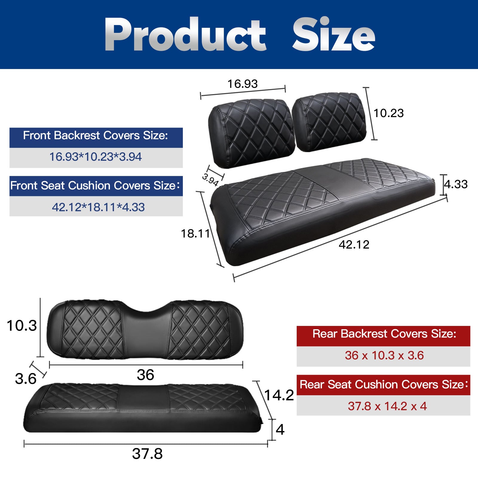 Black and Black Stitching