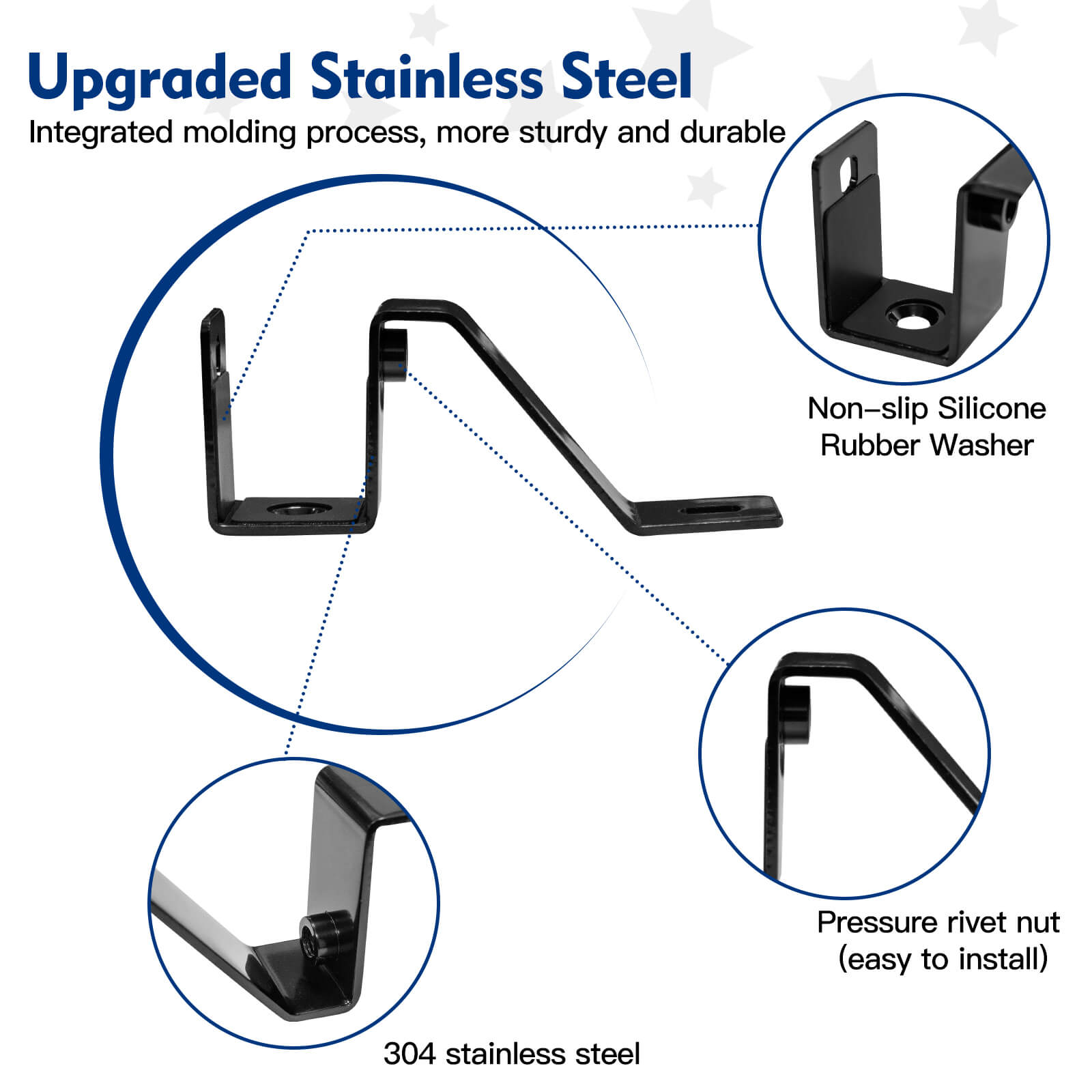 NOKINS Golf Cart Armrest with Cup Holder | Fits EZGO, Club Car, Yamaha & Most Carts | Stainless Steel Frame, No Drilling | Fits 1 1/4" Square Tube