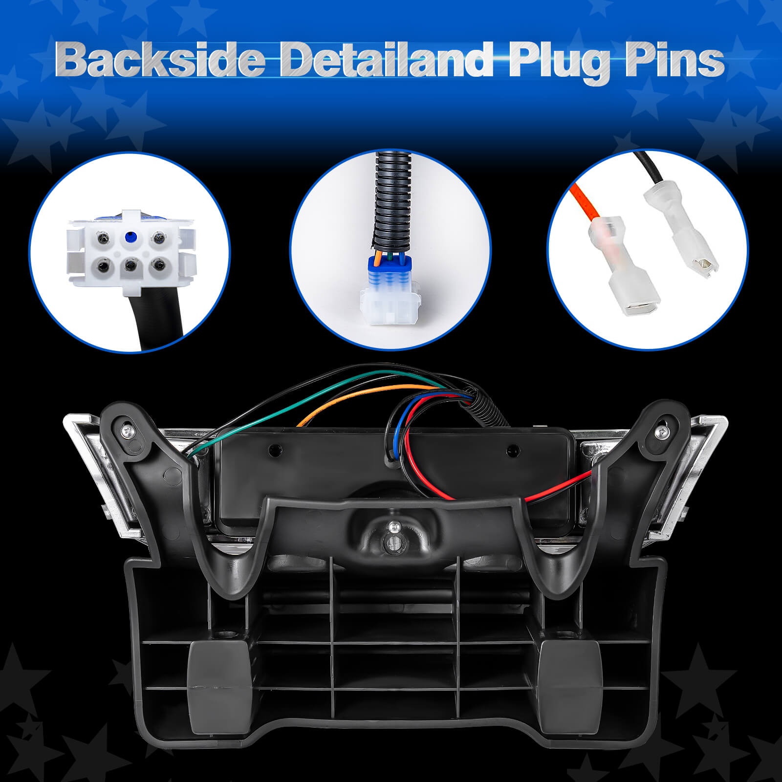 NOKINS 12V LED Headlight Kit with Bumper | Fits Club Car Precedent 2004-UP Electric