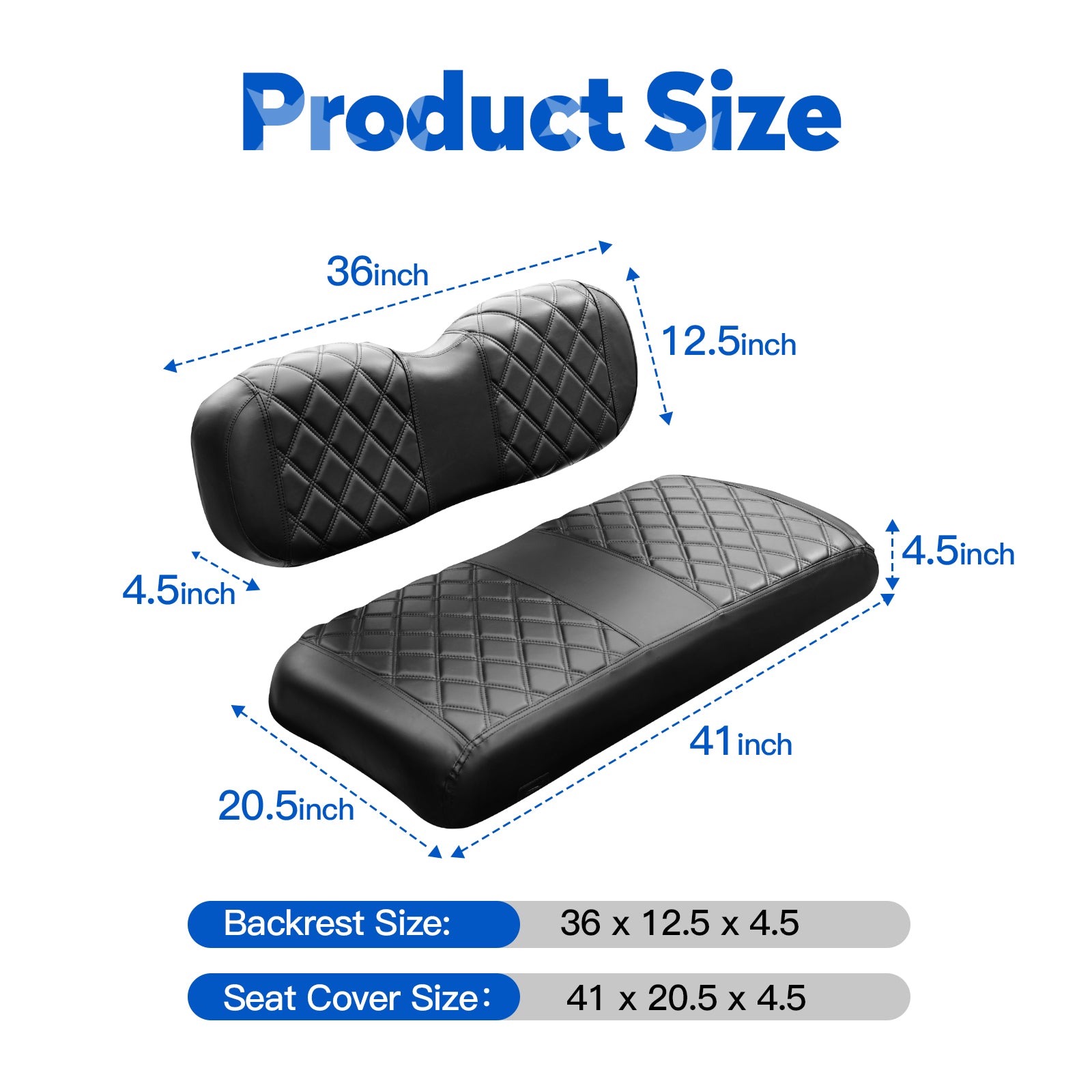 Black and Black Stitching