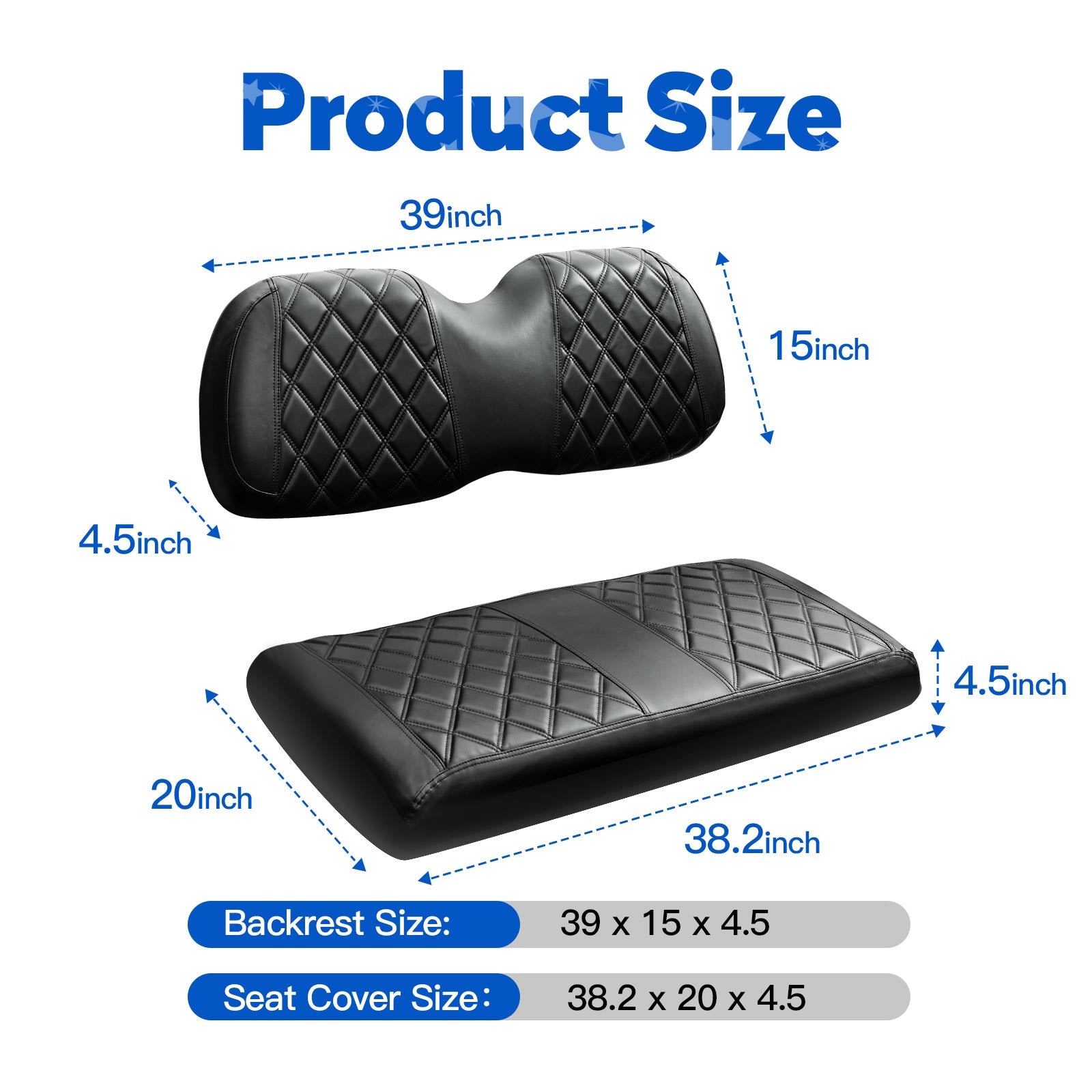 Black and Black Stitching