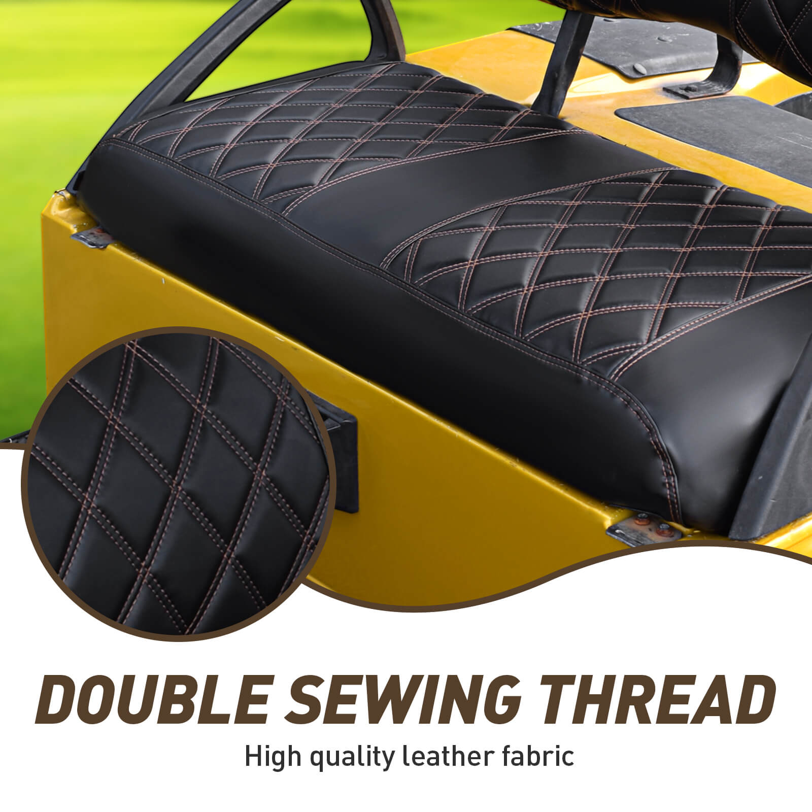 Black and Brown Stitching