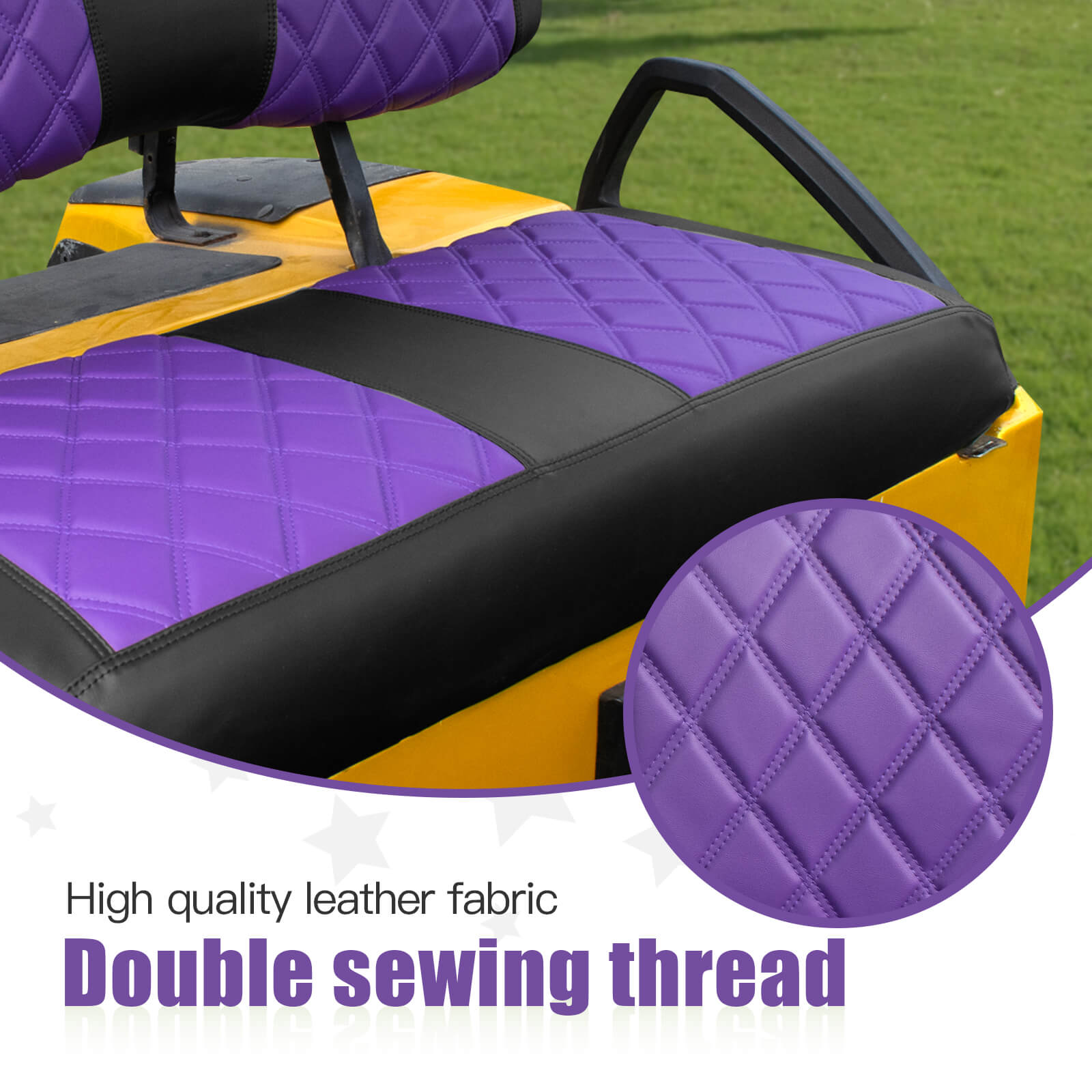 Purple and Black