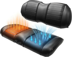 NOKINS Premium Golf Cart Seat Cushion & Backrest, Ventilated Vibrating Seat Pad with 3 Gears, Independent Control Panels for Driver & Passenger (For Club Car Precedent 2012+/Tempo/Onward)