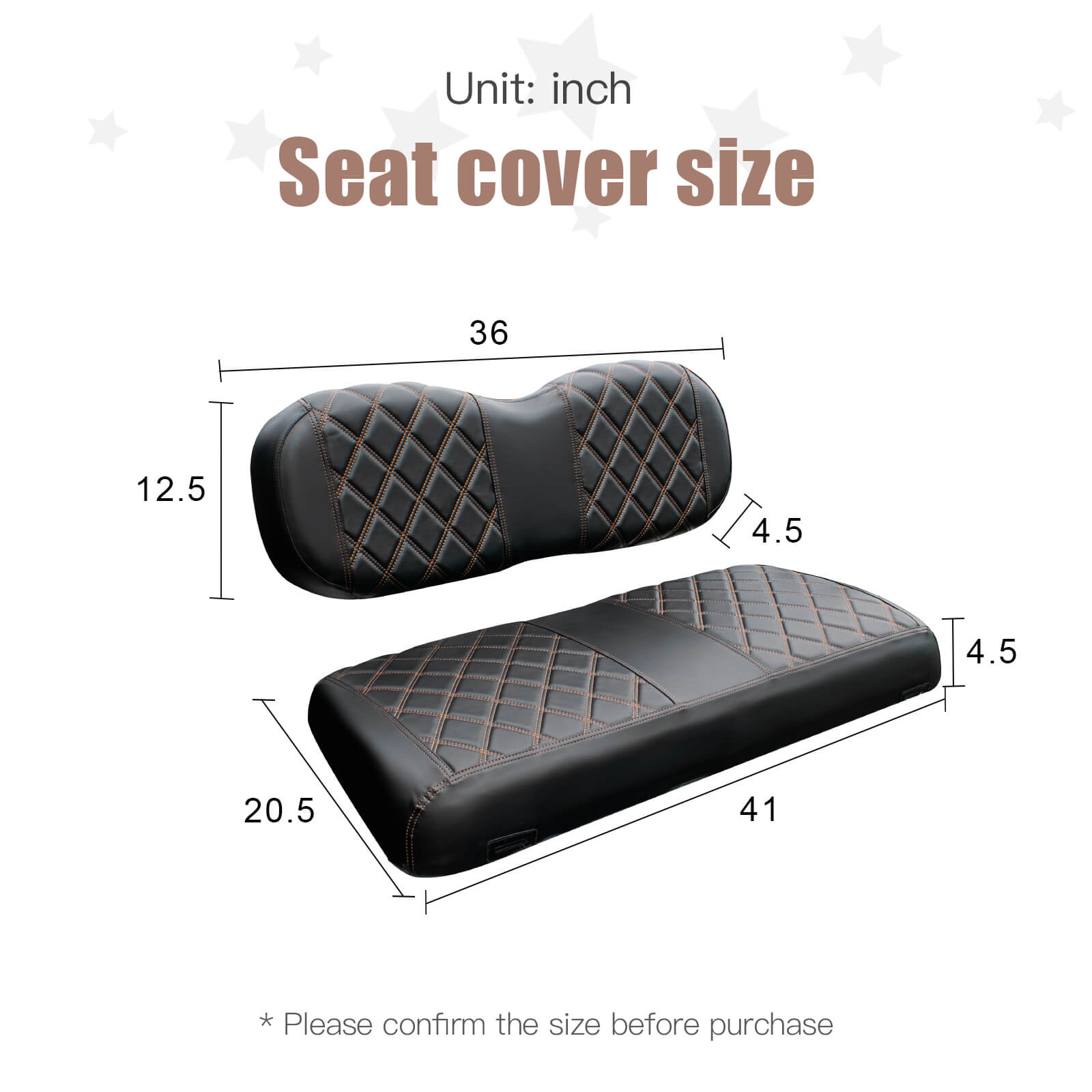Black and Brown Stitching