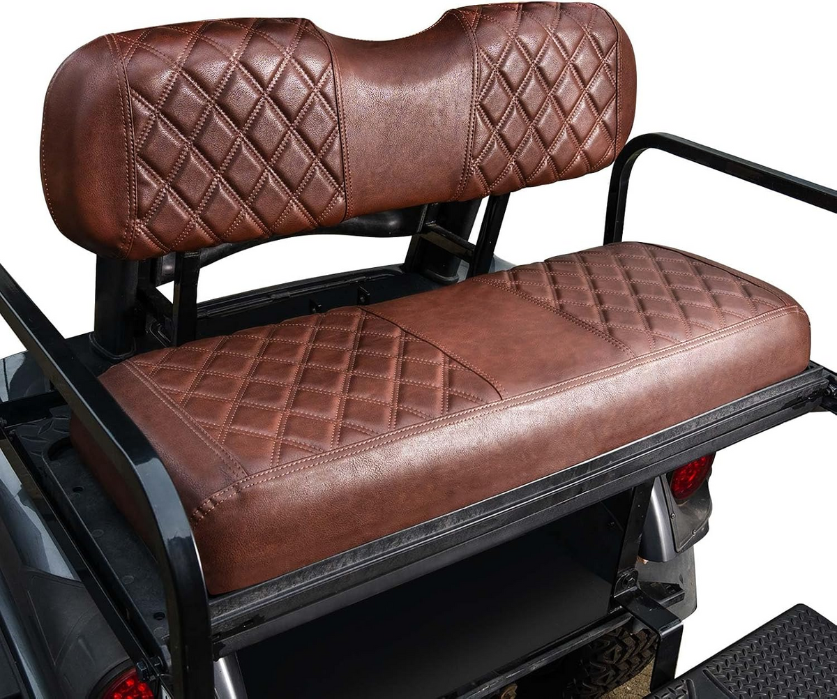 rear seat cover in diamond pattern（brown 8438）